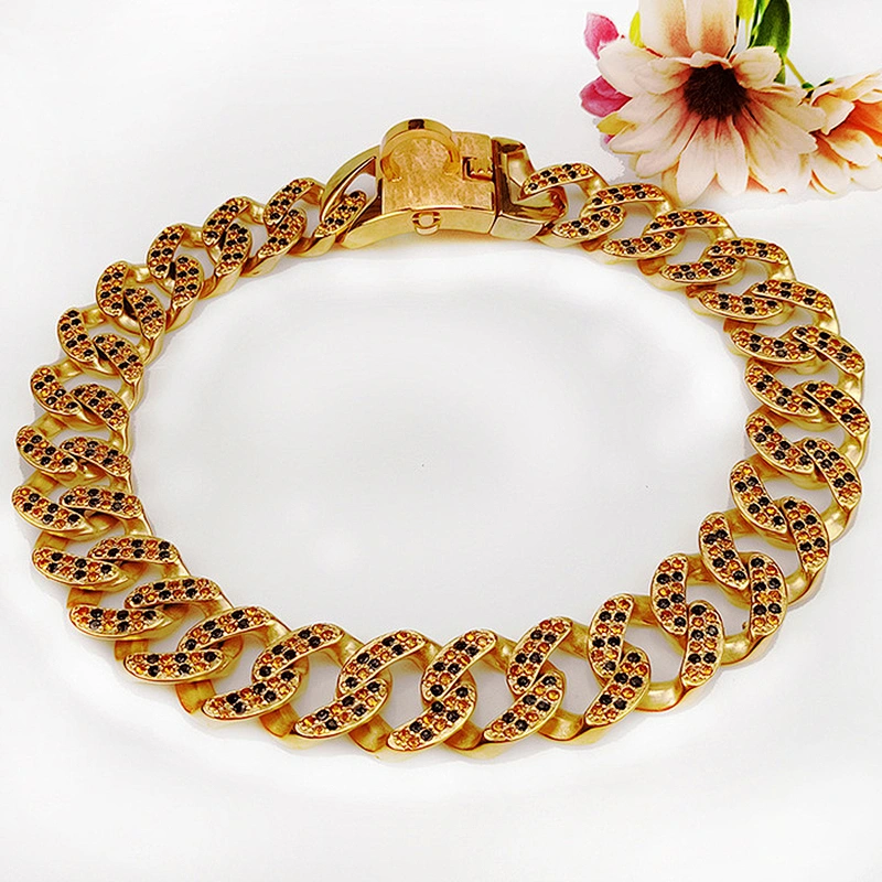 Heavy Duty Dog Luxury Collar, Chain Collar Dog Prices