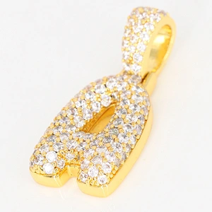 Miss Jewelry Wholesale Cheap Letter A Pendant Charm Necklace Hip Hop Jewelry