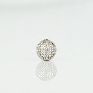 Miss Jewelry Sterling Silver Custom Branded Engraved Made Logo Beads Custom Bracelets Bead