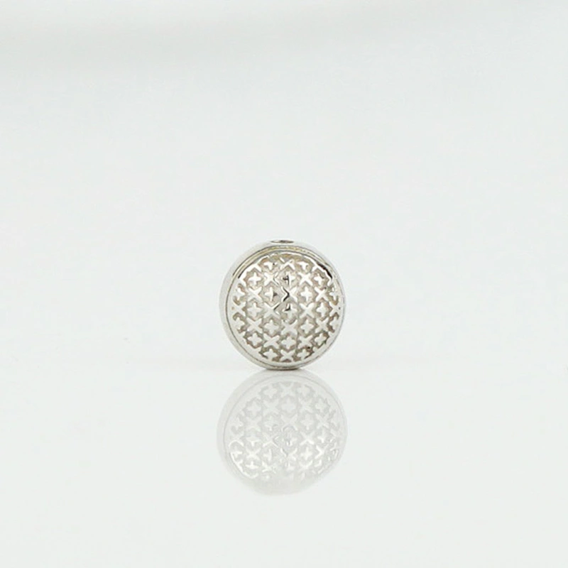 Miss Jewelry Sterling Silver Custom Branded Engraved Made Logo Beads Custom Bracelets Bead