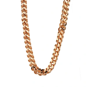 Trendy Small Men Chain Gold Plated