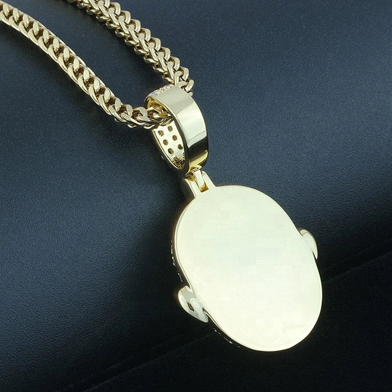 Missjewelry Factory Director Supplier High Quality Fashion Mens Silver CZ Gold Necklace Pendant Hip Hop Jewelry