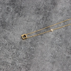 Miss Jewelry 316 Stainless Steel Necklace 14k Gold Plated Chain Silver Jewelry 925 Sterling Necklace for Women