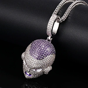 Ice Jewelry Gold Models CZ Iced Out 18k Gold  Pendant