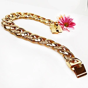 High Quality Gold Dog Chain Collars, Military Dog Collar