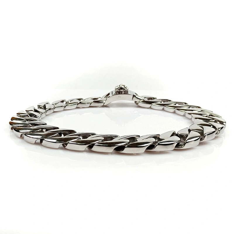 Dog Collar Rose Gold Plated Chain Dog Collar
