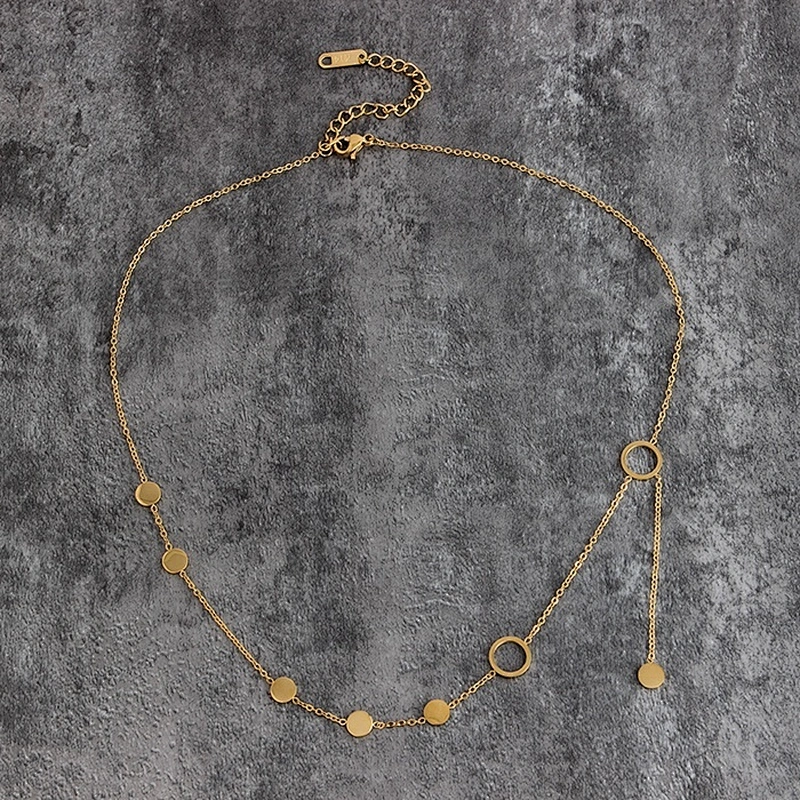 Wholesale Gold Plated Name Drop Necklace Curb Chain