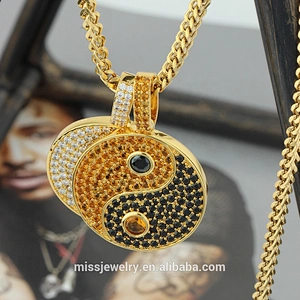 Eight-Diagram Tactics-Hip Hop Diamond Jewelries 925 Silver Wholesale