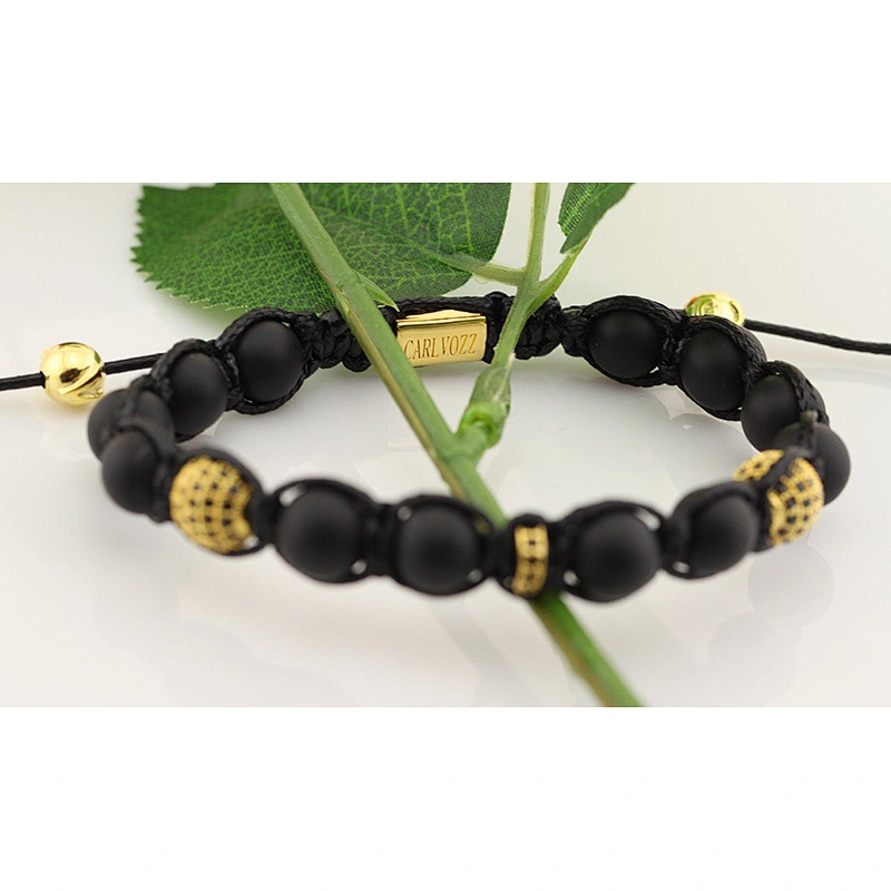 Fashion cheap beaded bracelet, lava bead bracelet