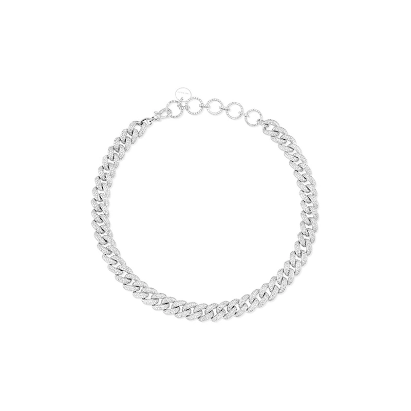 Miss Jewelry Custom Cuban Link Choker Necklace Women