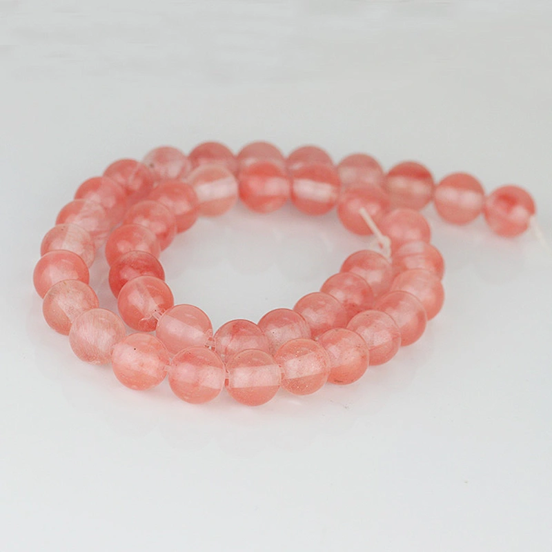 Manufacturers Stainless Steel Spacer Clear Quartz Beads Gold 8mm