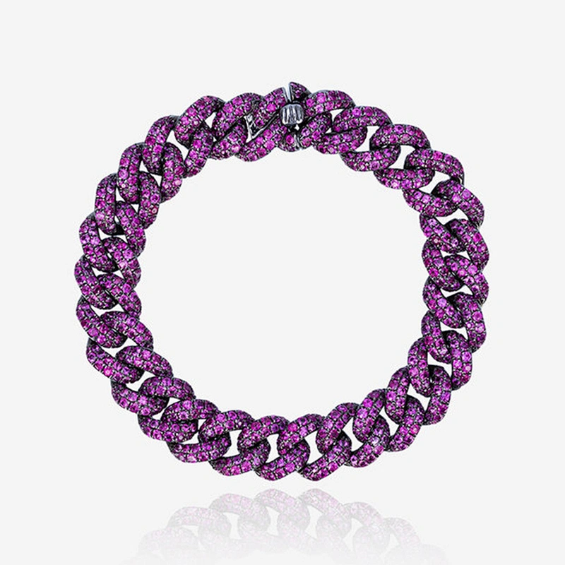 Miss Jewelry High Quality Fashion New 925 Silver Zircon Link Bracelet