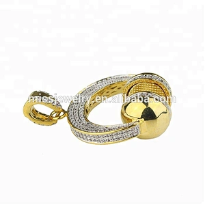 Miss Jewelry Hip Hop Jewelry Men Microphone Iced Out Custom Pendant