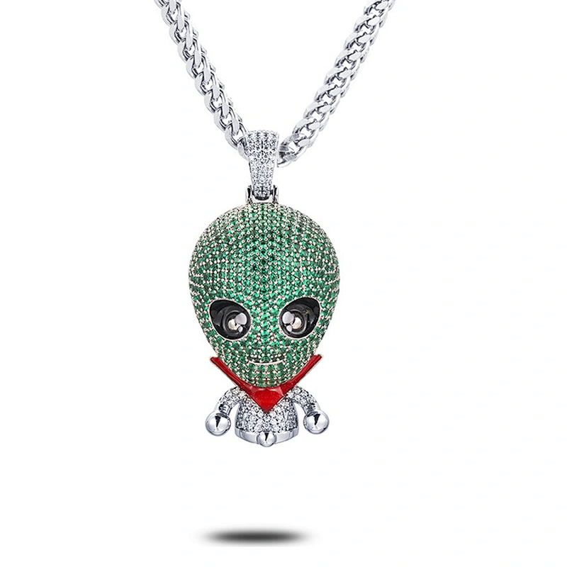 Custom Urban Jewelry Paved Zircon Pendant Hip Hop Rap
