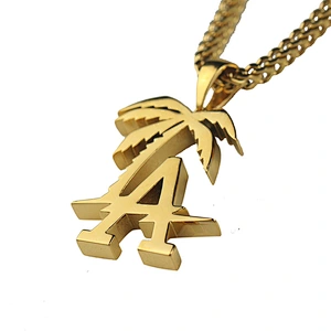 Miss Jewelry 10K gold pendant men, tree of life sterling silver pendant