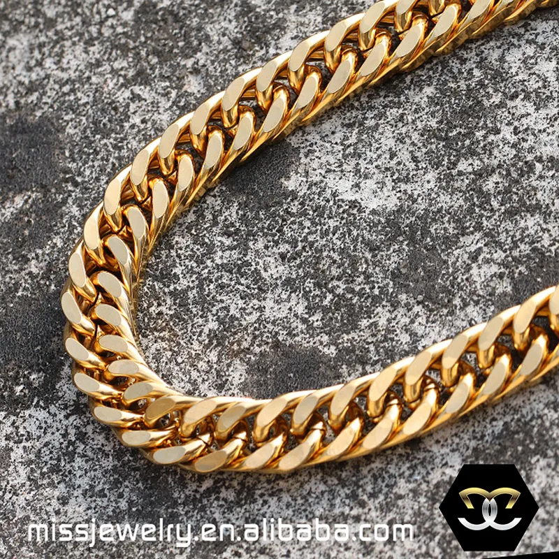 Miss Jewelry Dubai new gold neck chain design for men wholesale
