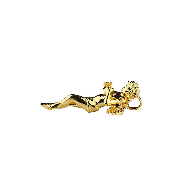 Miss jewelry  new design albanian angel dubai gold necklace pendant