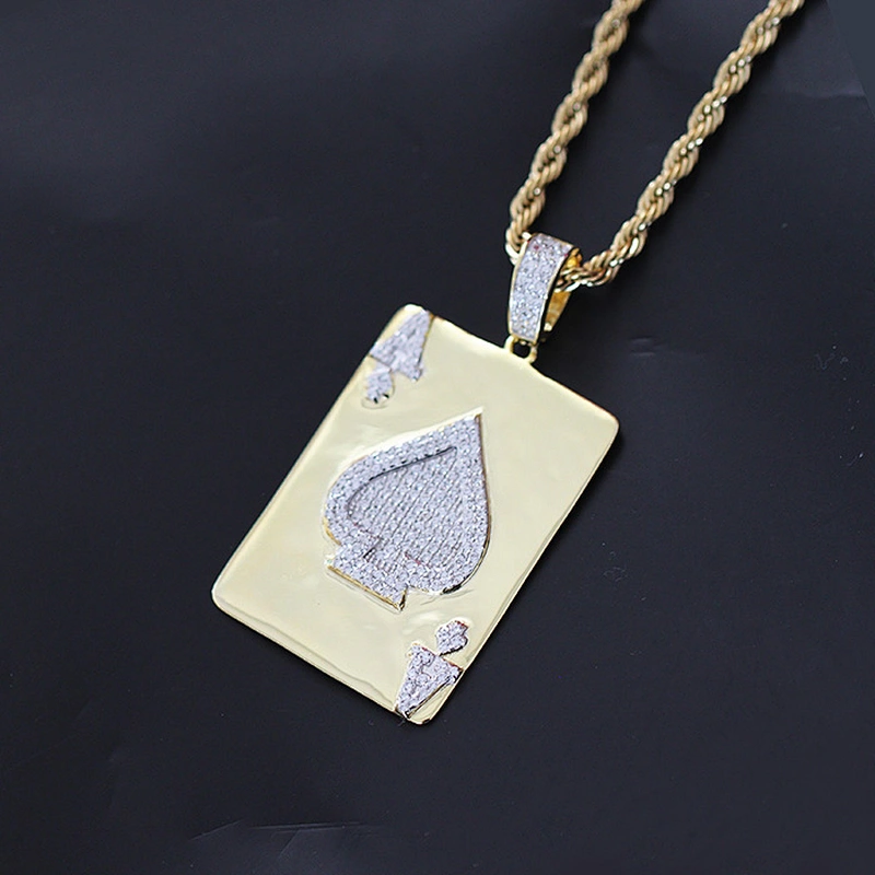 Miss Jewelry cz pave poker gold plated jewelry wholesale china, 14 karat gold jewelry wholesale