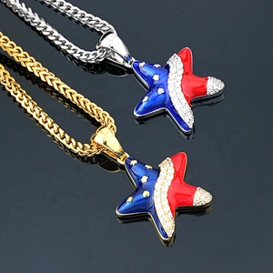 Miss Jewelry High Quality Cheap Latest Design Fashion Star Iced Out Hip Hop Pendant