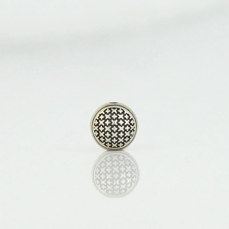 Miss Jewelry Sterling Silver Custom Branded Engraved Made Logo Beads Custom Bracelets Bead