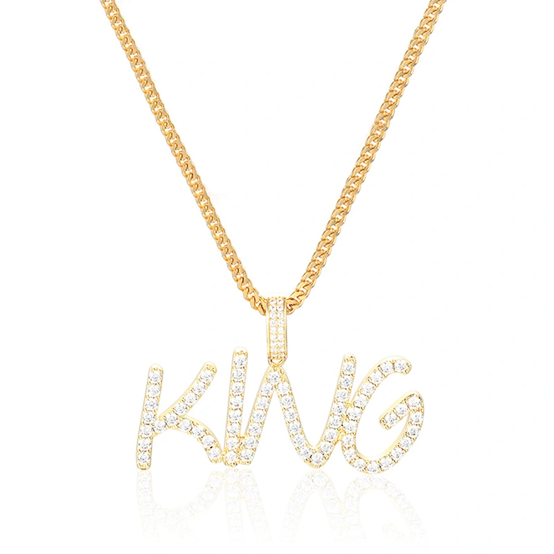 Name Custom Hiphop Jewelry Alphabet Letter Pendants