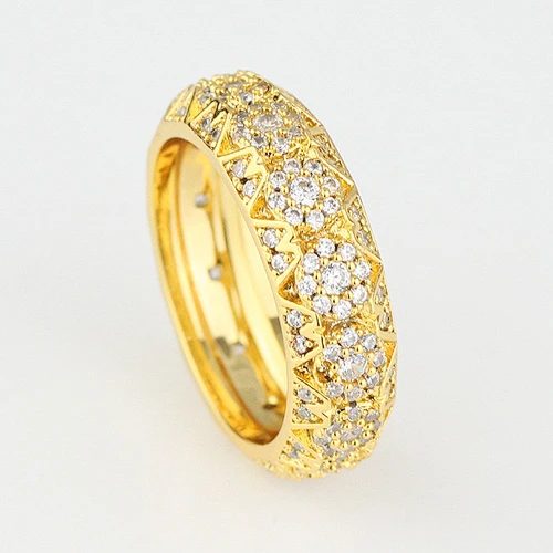Wholesale 925 Sterling Silver Men Ring Gold
