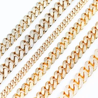 Miss Jewelry Hiphop Men's 14K Gold Necklace Cuban Chains, Bling Bling Chains Wholesale