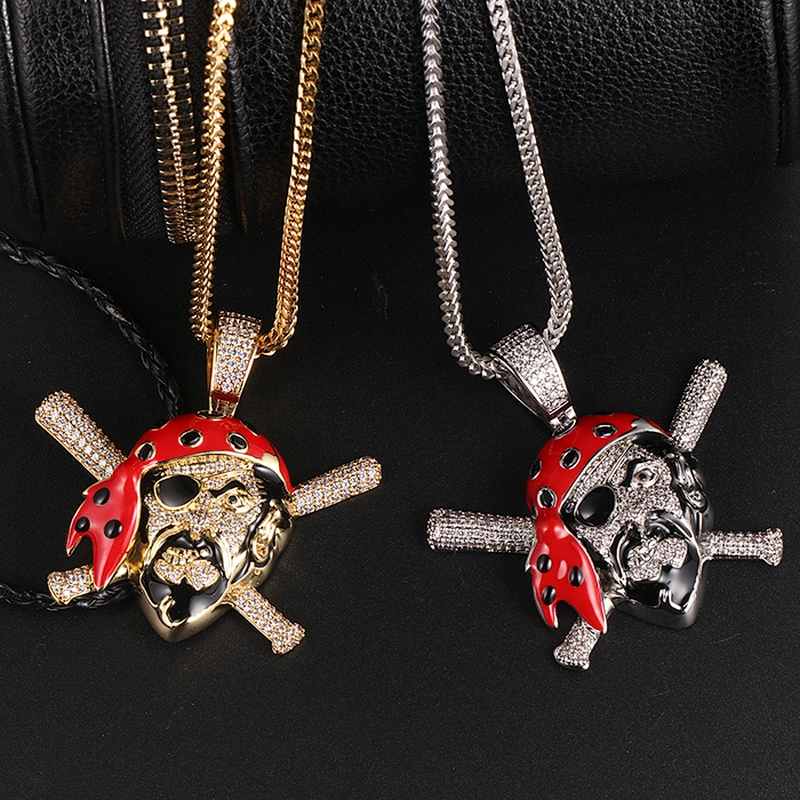 Missjewelry Hip Hop Jewelry  Quality CZ AAA  Pirate Name Pendant