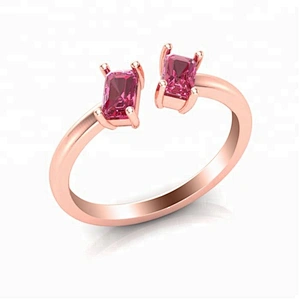 Miss Jewelry Cheap Custom Diamond 925 Sterling Silver Jewelry Rings