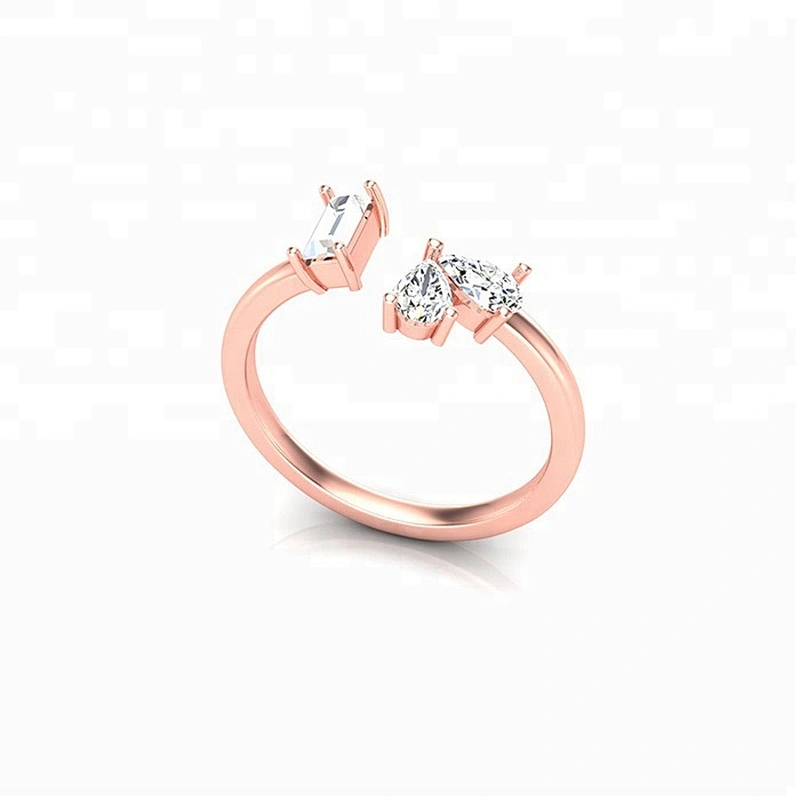 Miss Jewelry Cheap Fashion Womens Ring Stone 14k Rose Gemstone Ring Gold