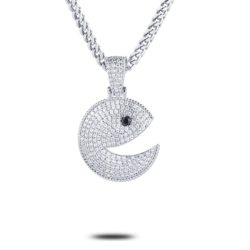 Missjewelry Hip Hop  Designs Men Urban Jewelry Cubic Zircon Diamond Gold Pendant
