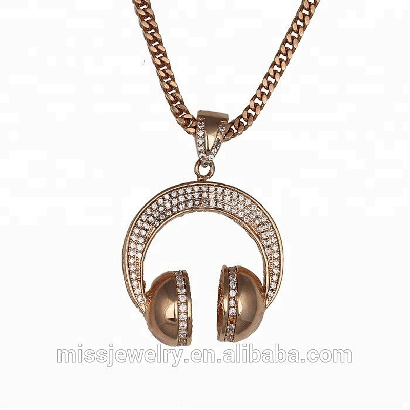 Miss Jewelry Hip Hop Jewelry Men Microphone Iced Out Custom Pendant