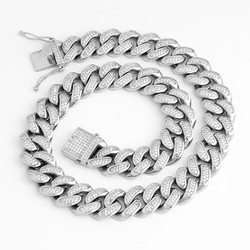 Missjewelry Hip Hop Diamond Choker Men Chains Necklace
