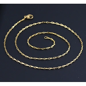 Handmade Christmas Accessories Women Gold Necklace Designs in 3 Grams MSC019