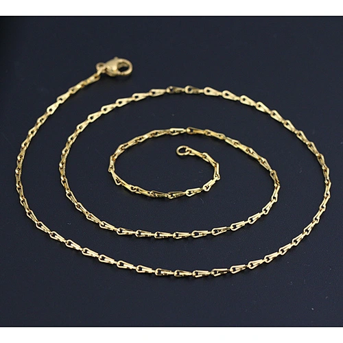 Handmade Christmas Accessories Women Gold Necklace Designs in 3 Grams MSC019