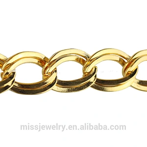 Wholesale stainless steel hiphop jewelry 4 Gram gold cuban link chain models