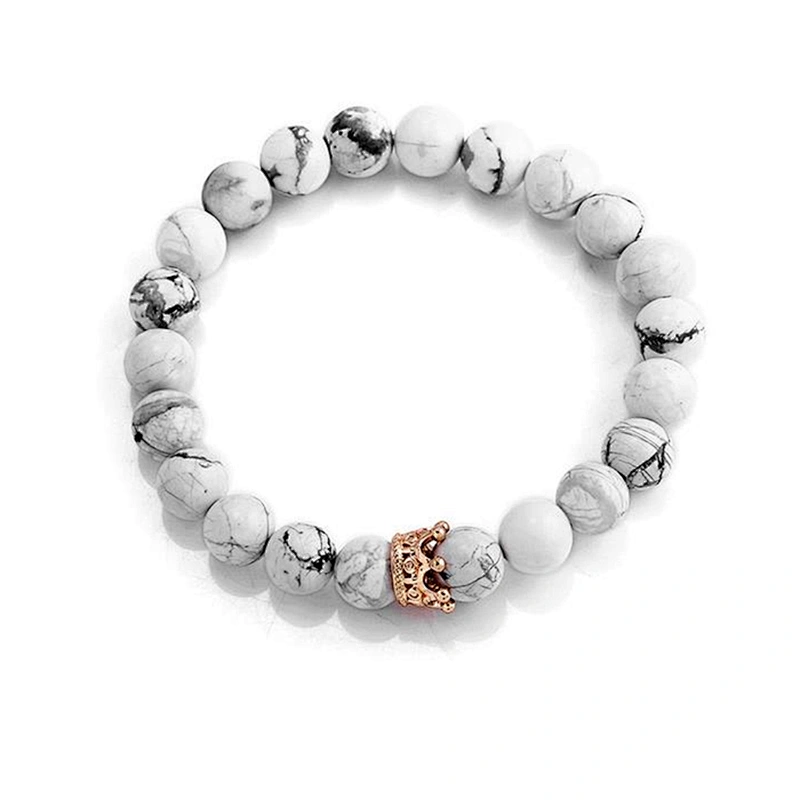 Miss Jewelry New Design Crown Round Bead Bracelet