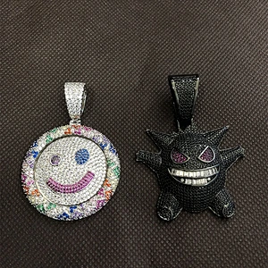 Missjewelry High Quality Custom Urban Jewelry Bling Bling Hip Hop Monster Pendant Men