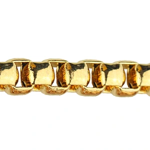 Stainless Steel Mens Gold Box Chain
