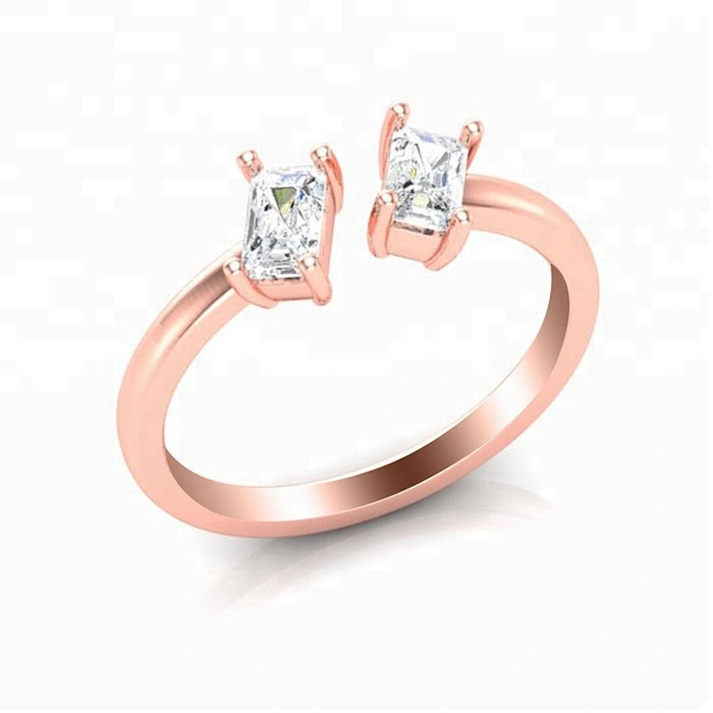 Miss Jewelry Cheap Custom Diamond 925 Sterling Silver Jewelry Rings