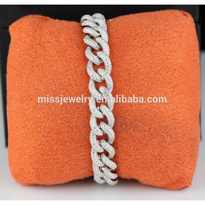 Missjewelry hip hop fashion 925 silver bracelet jewelry wholesale