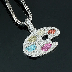 Missjewelry Hip Hop Urban Jewelry New Design Diamond Necklace Men and Women Iced Out Pendant