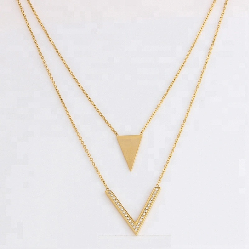 Miss Jewelry Necklace 18k Gold Plated as Valentine Gift for Women