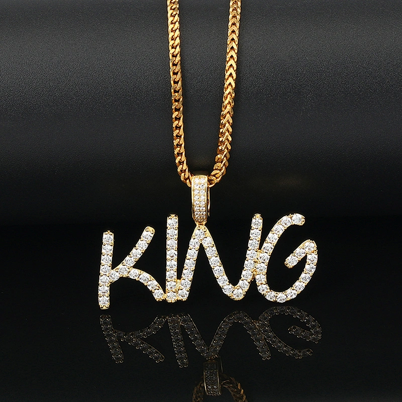 Name Custom Hiphop Jewelry Alphabet Letter Pendants