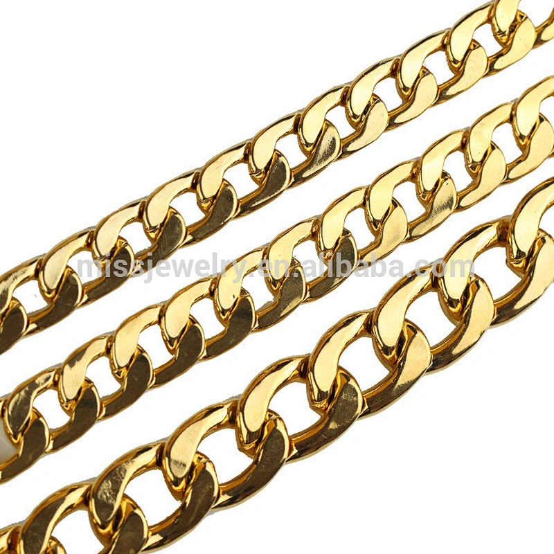 Fashion Men Custom Gold Chains Necklace