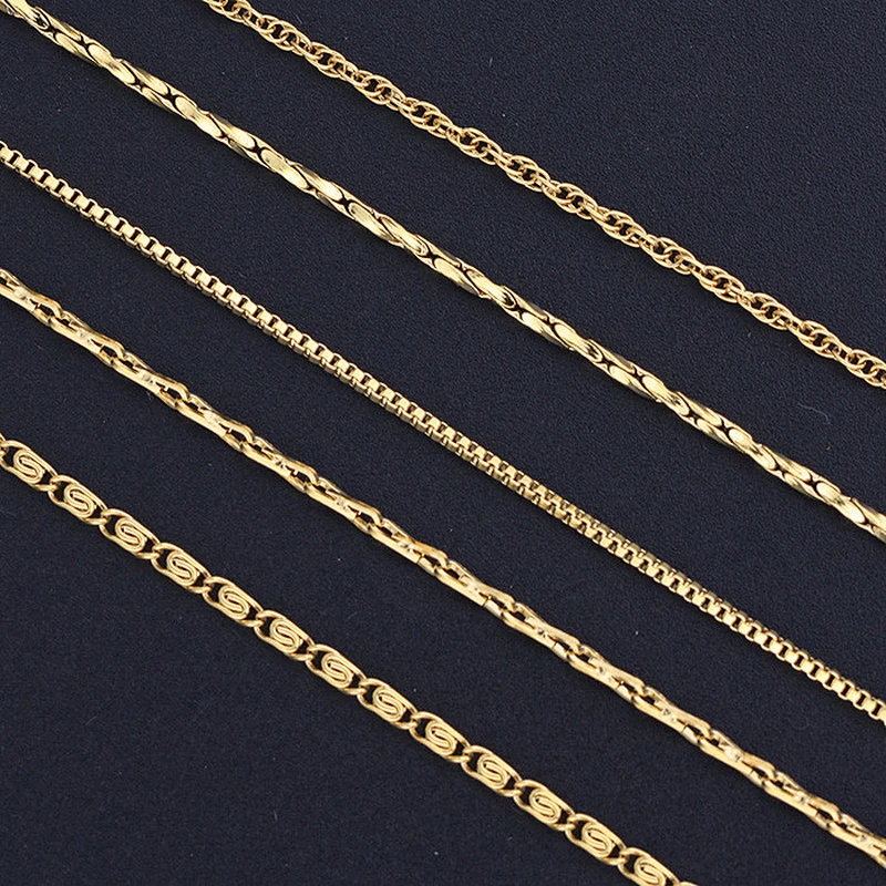 18k Gold Plated Jewelry Necklace Chain