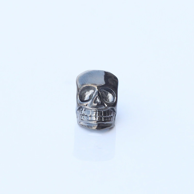 Miss Jewelry Supply Wholesale Charm Custom Metal Beads, 14K Gold 925 Sterling Silver Skull Bead