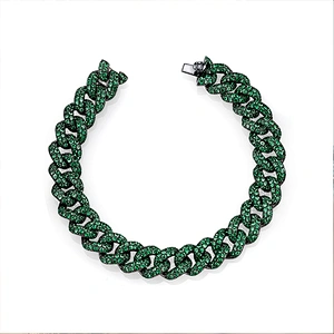 Miss Jewelry High Quality Fashion New 925 Silver Zircon Link Bracelet