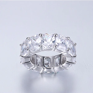 Missjewelry Color Stone Bling Hip Hop Jewelry Ring, Urban Jewelry Finger Rings