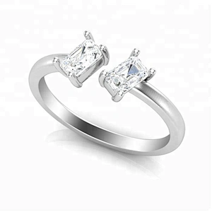 Miss Jewelry Cheap Custom Diamond 925 Sterling Silver Jewelry Rings